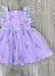 Tulle Party Dress :: Iridescent Sequin Butterflies