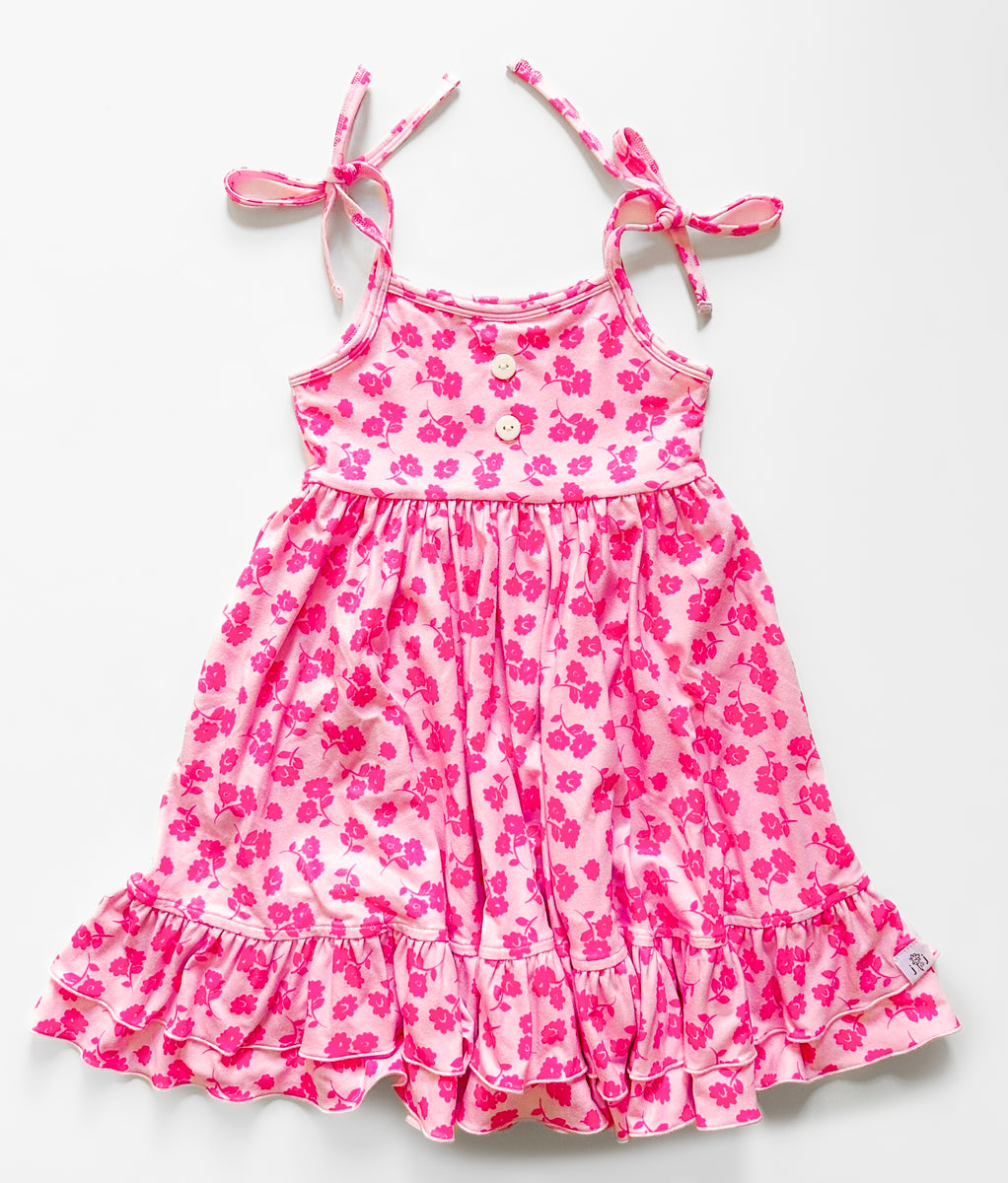 House Dress :: Tie Strap || Pretty In Pink Floral – jane+jo