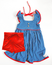 Jo Tunic Set or Jo Dress (Bamboo Viscose + Knit Cotton) :: Home Of The Brave Blue